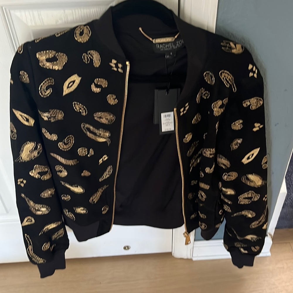Black/Gold soft jacket